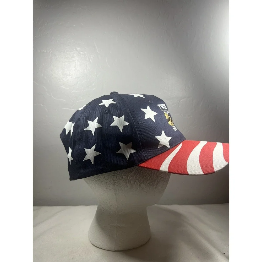 USA Flag‎ Snapback Hat Twin Falls Gun Club Grandpa Cap Dad Hat NRA 2nd Amendment